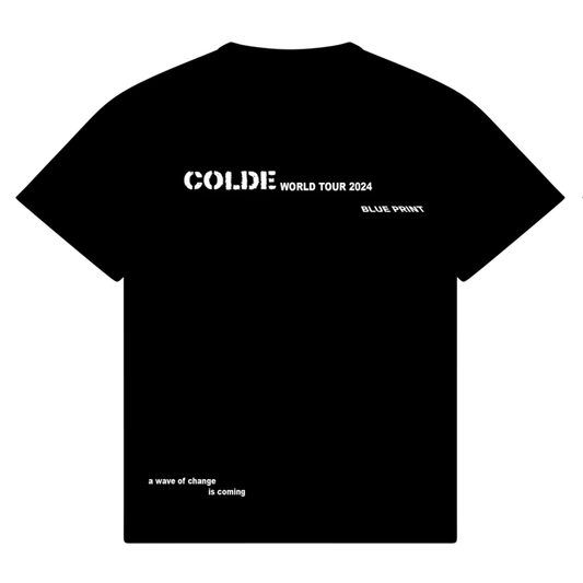 Colde 'BLUEPRINT' Asia & Oceania Tour 2024 Black T-Shirt