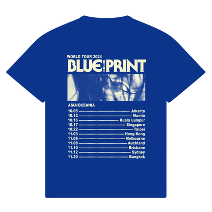 Colde 'BLUEPRINT' Asia & Oceania Tour 2024 Blue T-Shirt