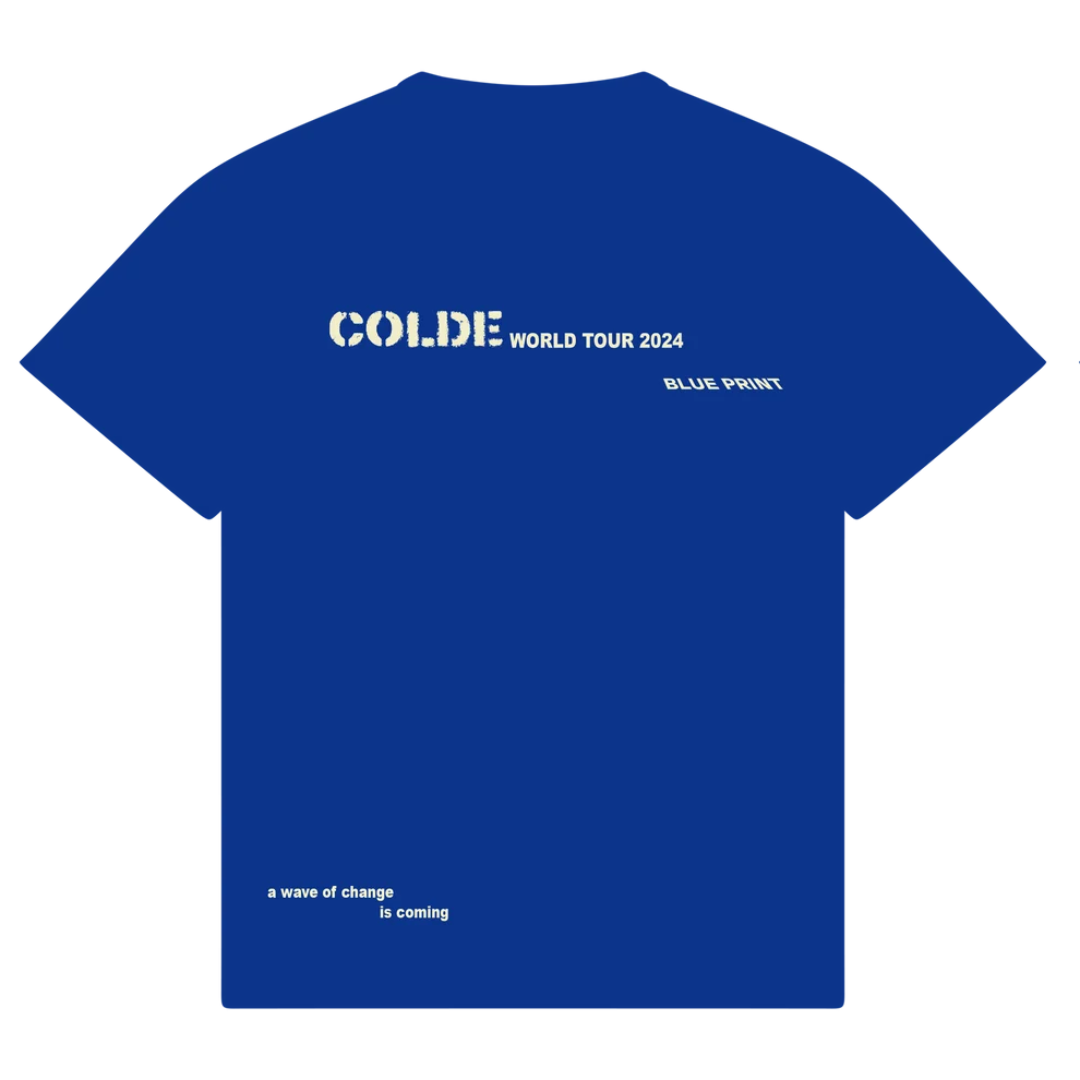 Colde 'BLUEPRINT' Asia & Oceania Tour 2024 Blue T-Shirt