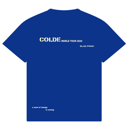 Colde 'BLUEPRINT' Asia & Oceania Tour 2024 Blue T-Shirt