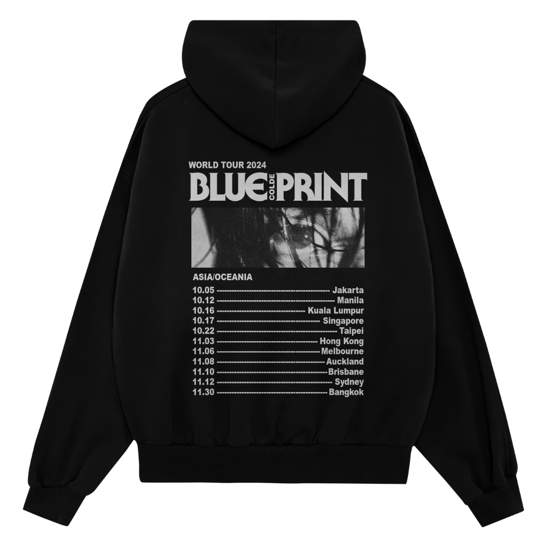 Colde 'BLUEPRINT' Asia & Oceania Tour 2024 Black Hoodie