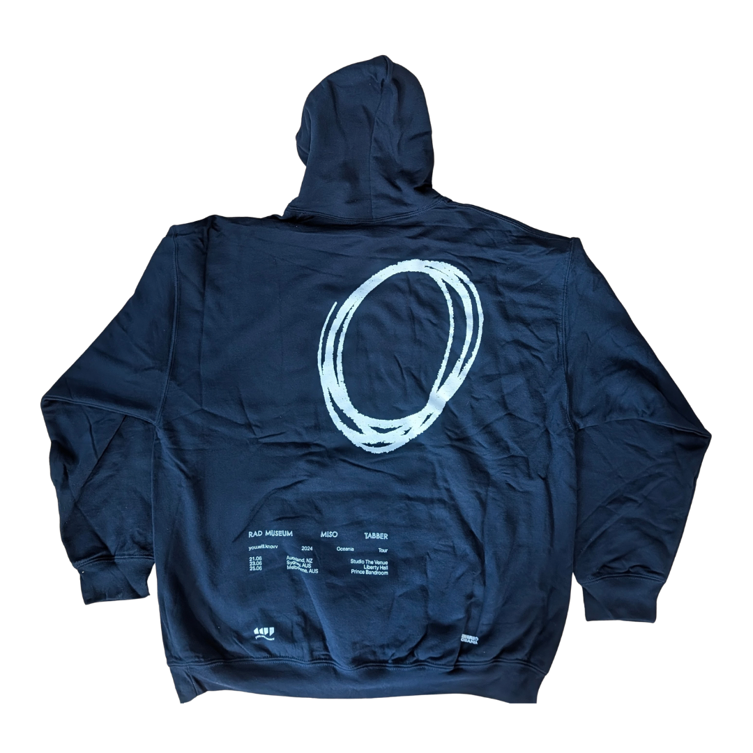 you.will.knovv 2024 Oceania Tour Black Hoodie